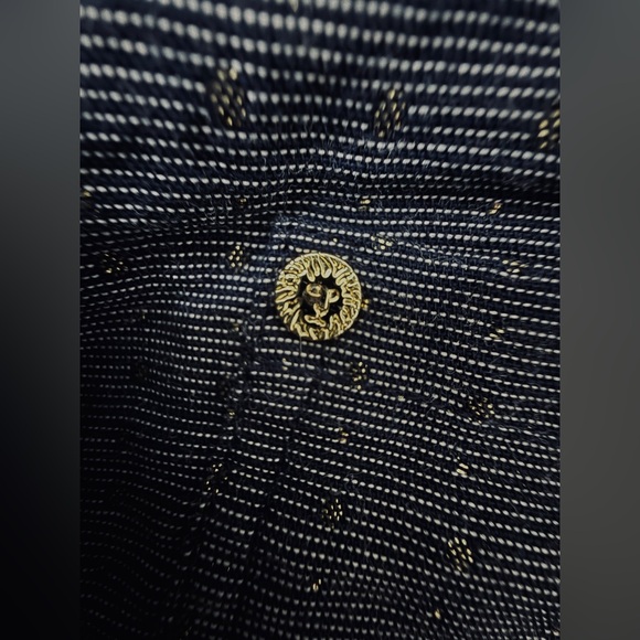 Anne Klein Dark Blue Patterned Jacket - Picture 14 of 14